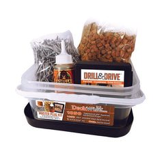 Deckwise Master Plug Kit, Includes Drill Bit and Glue (Smooth Plugs)