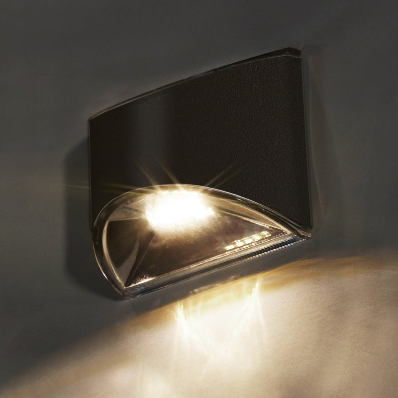 Classy Caps DLS900B Black Stainless Steel Deck & Wall Light
