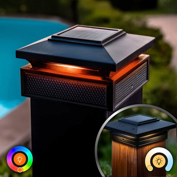 Classy Caps SLT727 Lumineer Smart Solar Post Cap