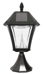 Gama Sonic Baytown II Solar Light with Wall,Post,Fitter Mounts, GS-105FPW