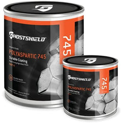 GhostShield Polyaspartic 745 High Gloss Food Safe Durable Concrete Countertop Sealer - Quart Kit, Mix Part A & Part B