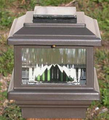 Aurora Polaris Solar LED Deck Post Light
