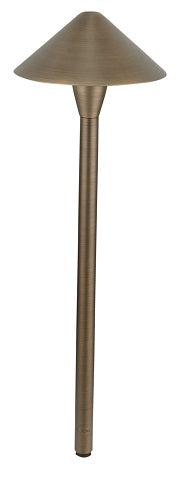 Corona Lighting Brass Cone 18", 12", or 24" Stem Cl-654B
