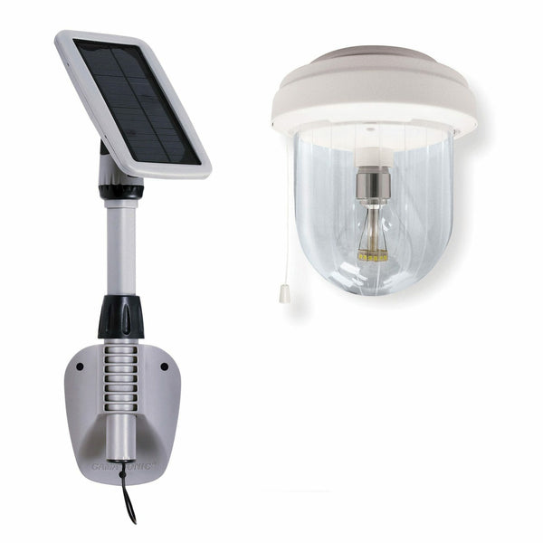 Gama Sonic Light My Shed IV – With GS Solar Light Bulb GS-16B