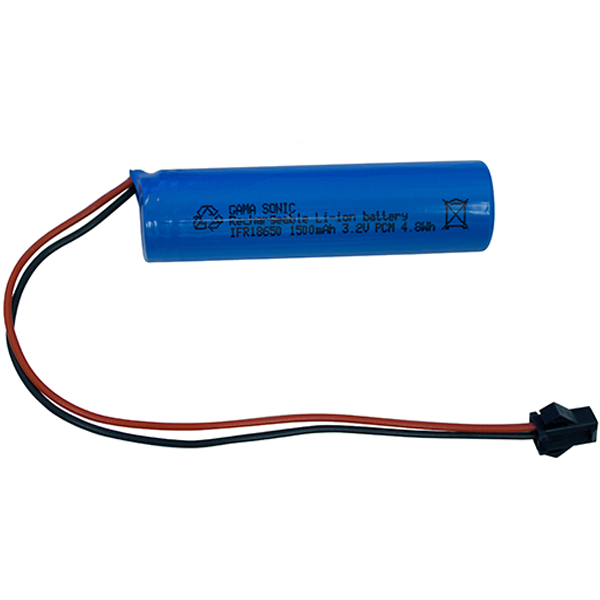 Gama Sonic Li-Ion Replacement Battery 1PK, 3.2V, 1500ma (fits GS-98, 106, 113)