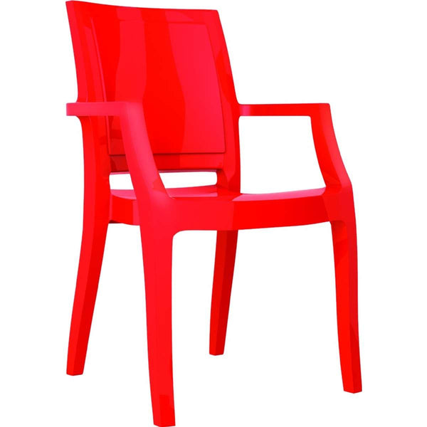 Compamia Arthur Polycarbonate Modern Dining Chair 4 Pk