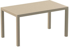 Compamia Ares Resin Rectangle Dining Table 55 Inches