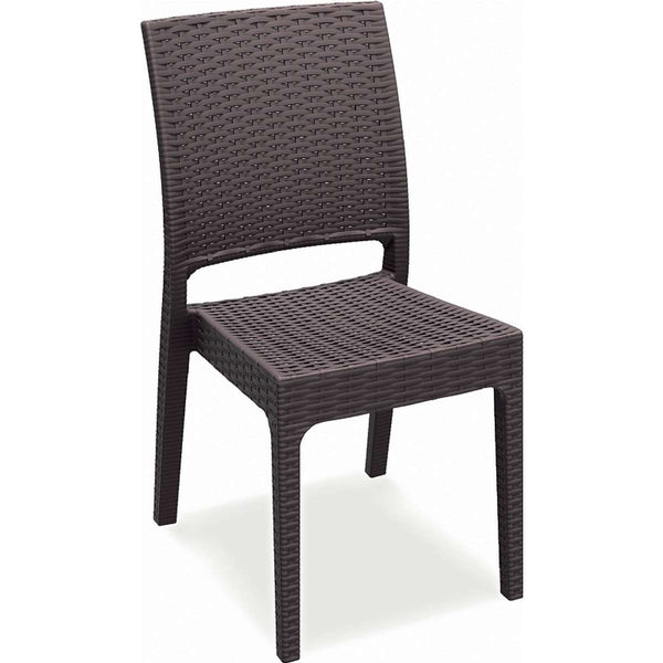 Compamia Florida Resin Wickerlook Dining Chair 2 Pk