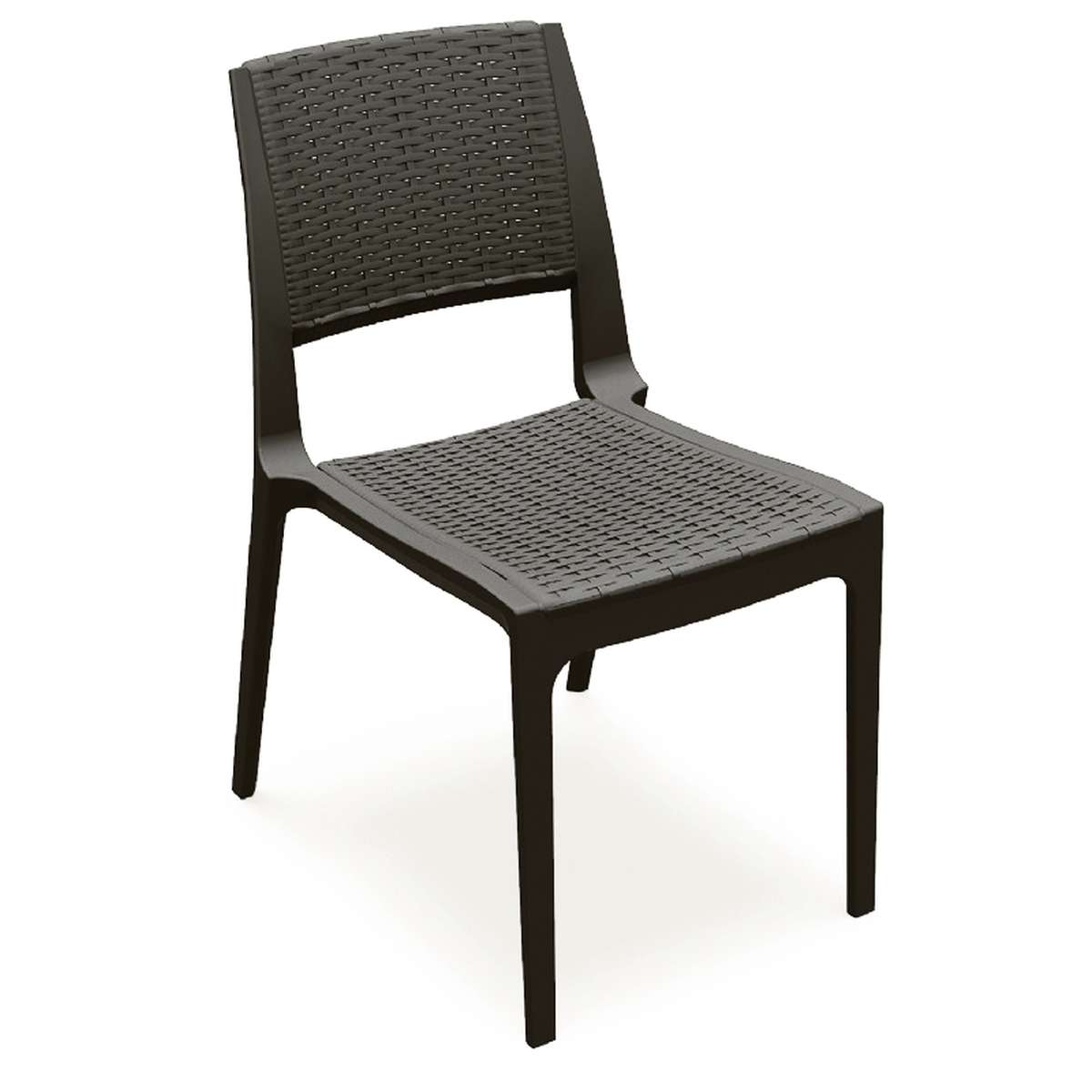 Compamia Resin Wickerlook Dining Chair 2 Pk