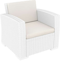 Compamia Monaco Resin Patio Club Chair With Cushion