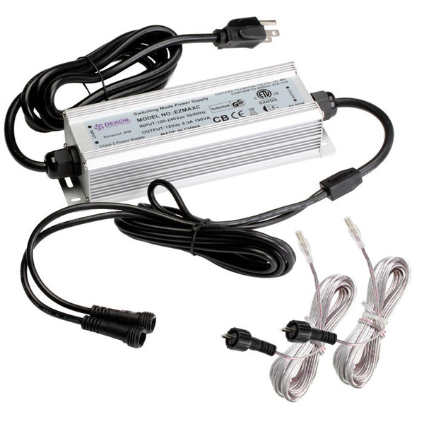 DeKor EZMAXC 100W Power Supply, dimmable 12V DC output
