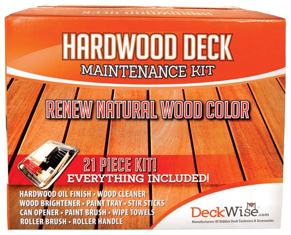 DeckWise Hardwood Deck Restoration, Maintenance Kit