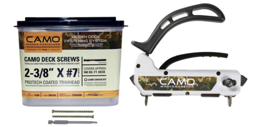 Camo 1750-Pro Pack 2 3/8 inch - 1750 Count Screws and Marksman Pro Fastening Tool